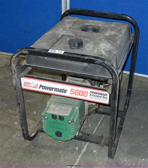 powermate portable generator (49 st), electric start with extension cord. . Coleman power mate 5000
